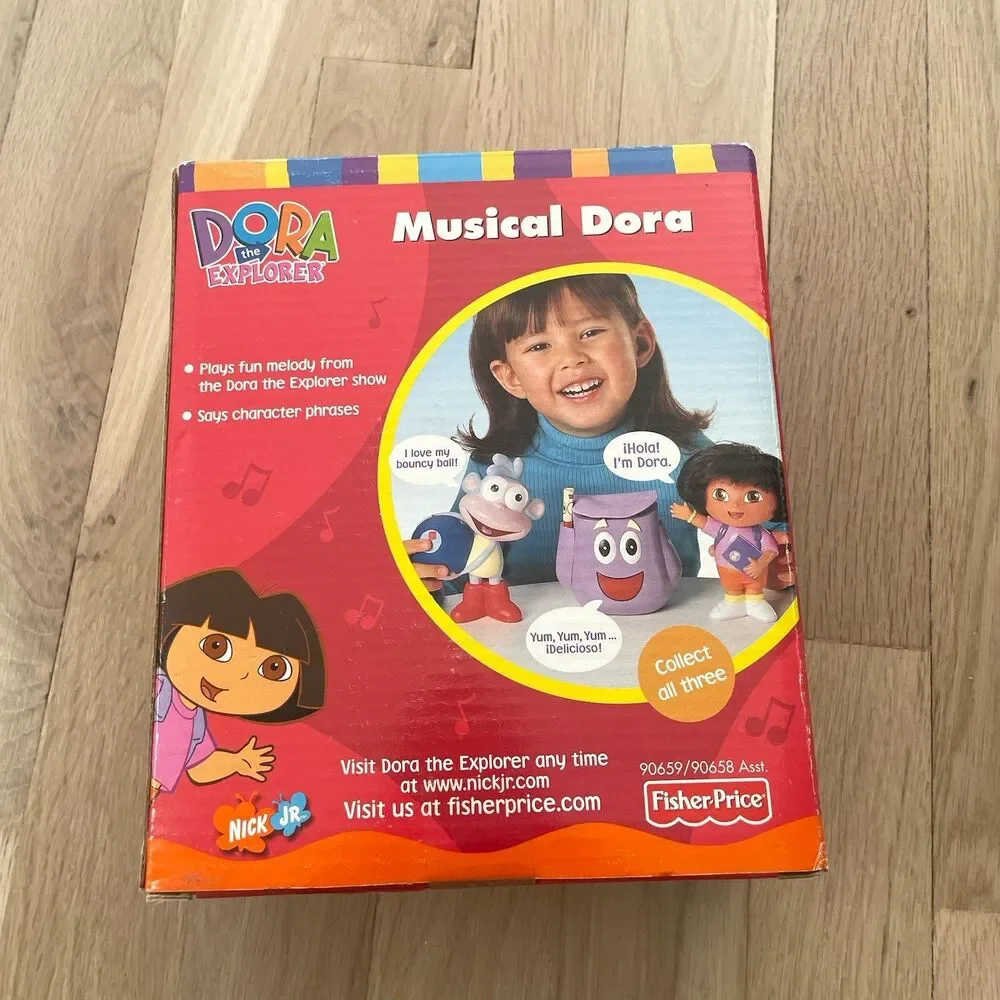 NIB Fisher-Price Dora The Explorer Musical Dora Ages 2+ 2001 Vintage Y2K